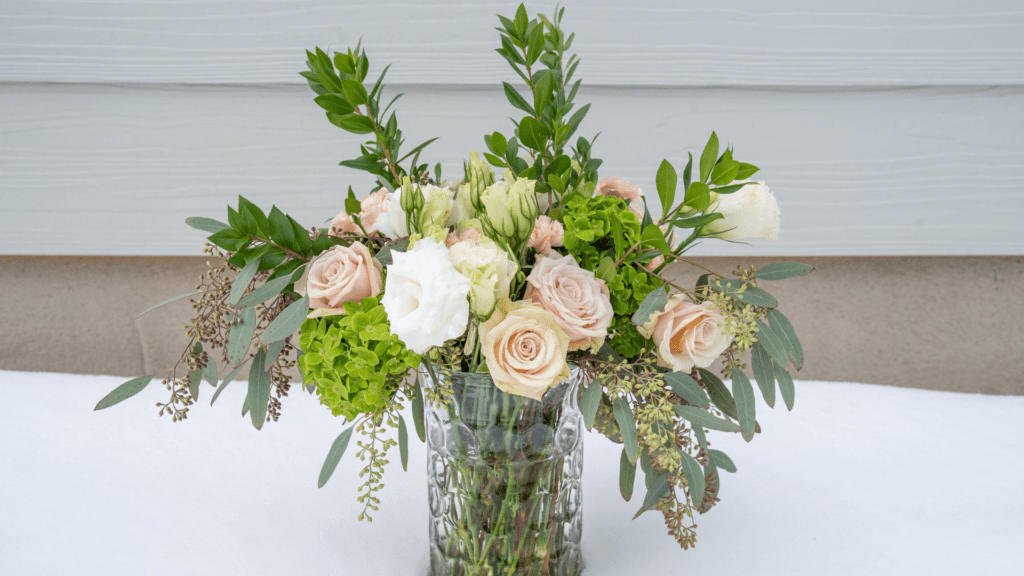Varieties of decorative floral greens arranged in a bouquet - Wholesale Floral Greenery Guide