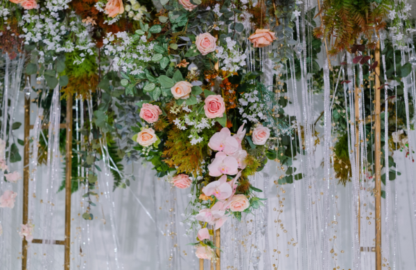 Elegant wedding decor featuring top must-have decorative greens from a floral greens distributor