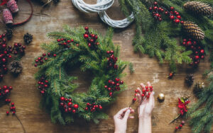 Fresh Christmas greenery wholesale