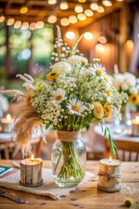 Green floral bouquet