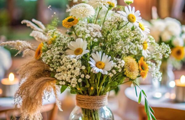 Green floral bouquet
